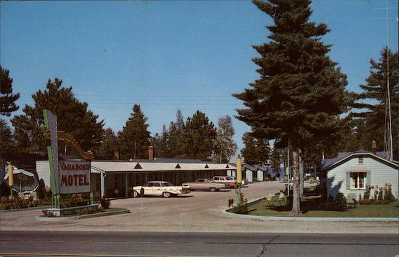 Vagabond Motel - Old Postcard